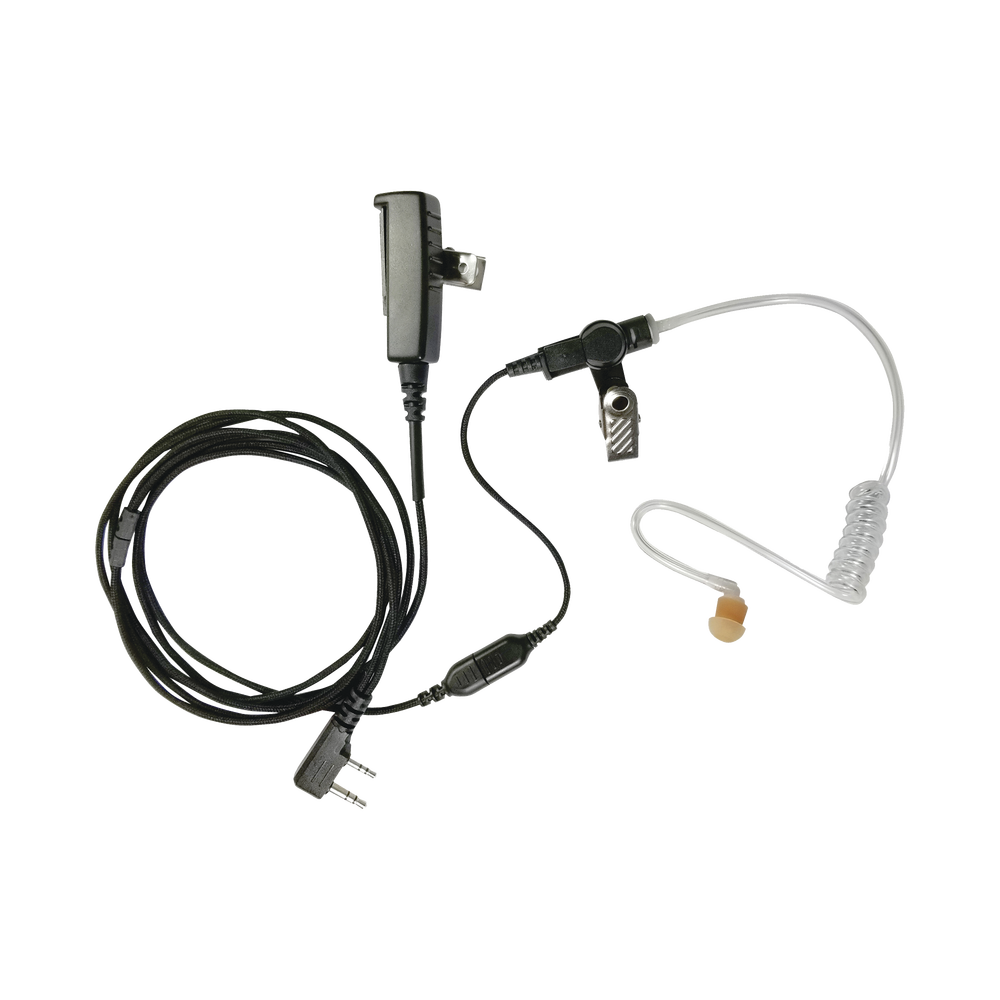 Cable para Micrófono Audífono / Conector P-Snap 2 Hilos / Fibra Trenzada / Compatible Icom IC-F3216/4261/52D/62D/3400/4400 | SIERRA STORE