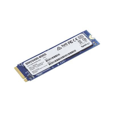 SSD 800GB NVMe M.2 2280, diseñada para Synology NAS con ranuras M.2 integradas SYNOLOGY - Vista 2
