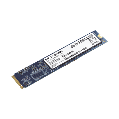 SSD 400GB NVMe M.2 22110, diseñada para Synology NAS con ranuras M.2 integradas SYNOLOGY - Vista 2