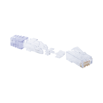 Plug RJ45 Cat6 de 5 Piezas, Para Cable UTP de Calibre 23-24 AWG, Chapado en Oro de 50 Micras, Paquete de 100 Piezas - PANDUIT