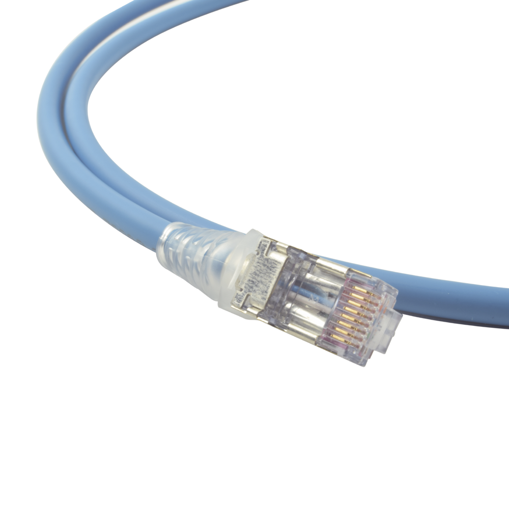 SIEMON SP6A-S05-06 - Patch Cord Cat6A Blindado S/FTP / 1.52 m (5 pies) / 28 AWG Diámetro Reducido / Color Azul | SIERRA STORE