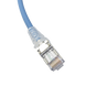 Patch Cord Skinny Cat6A Blindado S/FTP, 2.13 Metros (7 Pies), Diámetro Reducido 28 AWG, Color Azul SIEMON - Vista 4