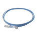 Patch Cord Skinny Cat6A Blindado S/FTP, 2.13 Metros (7 Pies), Diámetro Reducido 28 AWG, Color Azul - SIEMON