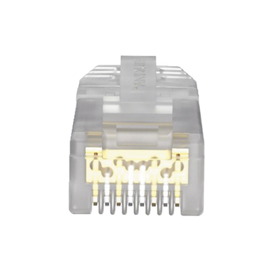 Plug RJ45 Cat6A, Para Cable UTP de Calibre 23-24 AWG, Chapado en Oro de 50 Micras, Paquete de 100 Piezas PANDUIT - Vista 2