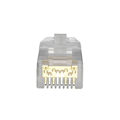 Plug RJ45 Cat6A, Para Cable UTP de Calibre 26 AWG, Chapado en Oro de 50 Micras, Paquete de 100 Piezas PANDUIT - Vista 2