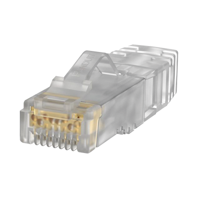 Plug RJ45 Cat6A, Para Cable UTP de Calibre 26 AWG, Chapado en Oro de 50 Micras, Paquete de 100 Piezas - PANDUIT