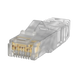 Plug RJ45 Cat6A, Para Cable UTP de Calibre 26 AWG, Chapado en Oro de 50 Micras, Paquete de 100 Piezas - PANDUIT