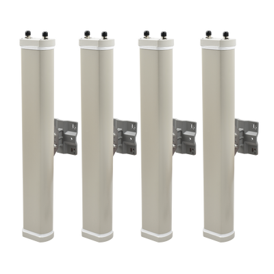 Kit de Antenas Sectoriales, 2.4 GHz, 14 dBi, 2 N-Hembra, 70°, polaridad cruzada, para series A8/A8n/A2 - ALTAI TECHNOLOGIES