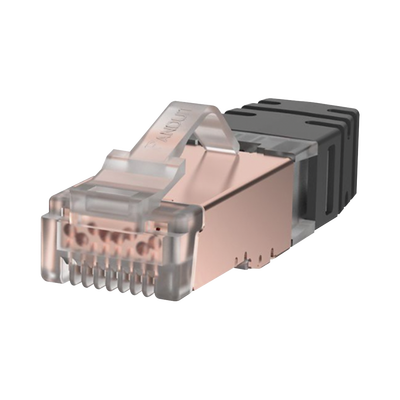 Plug RJ45 Cat6A Blindado, Para Cable Calibre 23-24 AWG, Chapado en Oro de 50 Micras, Paquete de 100 Piezas PANDUIT - Vista 2