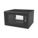 Gabinete para Montaje en Pared, con Puerta de Cristal Templado, Cuerpo Fijo, con 6 Unidades de Rack, de 19in, Fabricado en...