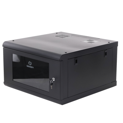 Gabinete de Pared con Puerta de Cristal Templado, 635 mm de Profundidad, 6U Rack de 19 in, Acero Reforzado LINKEDPRO - Vis...