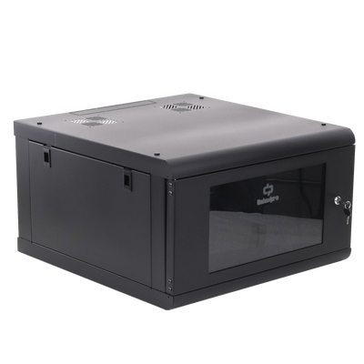 Gabinete de Pared con Puerta de Cristal Templado, 635 mm de Profundidad, 6U Rack de 19 in, Acero Reforzado LINKEDPRO - Vis...
