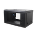 Gabinete de Pared de 6U con Puerta de Cristal Templado, 455 mm de Profundidad Total, Rack de 19in, Acero Reforzado Color N...