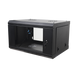 Gabinete de Pared de 6U con Puerta de Cristal Templado, 455 mm de Profundidad Total, Rack de 19in, Acero Reforzado Color N...