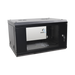 Gabinete de Pared de 6U con Puerta de Cristal Templado, 455 mm de Profundidad Total, Rack de 19in, Acero Reforzado Color N...