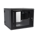 Gabinete Abatible de Pared (Con Marco Trasero) con Rack 19" de 9 Unidades. Ventana de Cristal Templado. LINKEDPRO BY EPCOM...