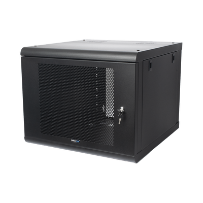 Gabinete de Pared con Puerta Perforada, 635mm de Profundidad, 9U Rack de 19 in, Acero Reforzado LINKEDPRO - Vista 3
