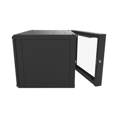 Gabinete Abatible de Pared (Con Marco Trasero) con Rack 19" de 12 Unidades. Ventana de Cristal Templado. LINKEDPRO BY EPCO...