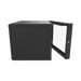 Gabinete Abatible de Pared (Con Marco Trasero) con Rack 19" de 12 Unidades. Ventana de Cristal Templado. LINKEDPRO BY EPCO...