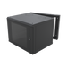 Gabinete Abatible de Pared (Con Marco Trasero) con Rack 19" de 12 Unidades. Ventana de Cristal Templado. - LINKEDPRO BY EPCOM