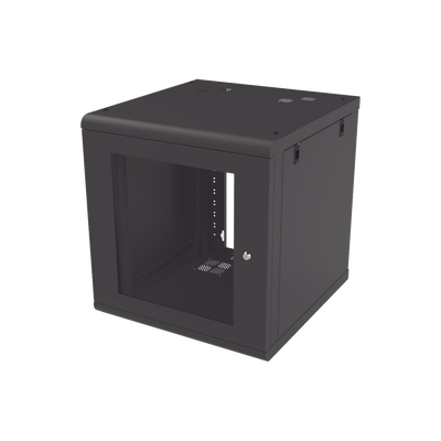 Gabinete de Pared 12U de 635 mm de Profundidad, Rack de 19 in en Acero Reforzado: Compacto y Resistente para Soluciones Pr...
