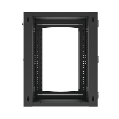 Gabinete Abatible de Pared (Con Marco Trasero) con Rack 19" de 16 Unidades. Ventana de Cristal Templado. LINKEDPRO BY EPCO...