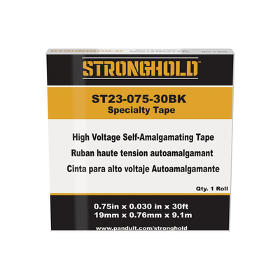 Cinta Eléctrica STRONGHOLD para Aislar de Caucho EPR, Autofusionable, Uso Industrial en Uniones de Alto Voltaje y Temperat...
