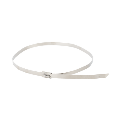 Corbata o Cincho de Acero Inoxidable 4.6 x 360mm (10 piezas) - SYSCOM TOWERS