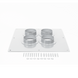 Placa Pasamuros / 4 Botas de 4 Pulgadas / Aluminio Resistente a Corrosión / Diseño Industrial | SIERRA STORE