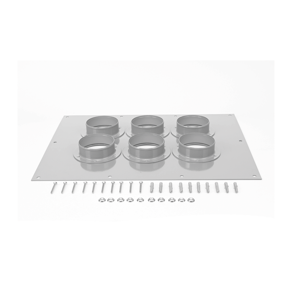 Placa Pasamuro / 6 Botas de 4 Pulgadas / Diseño Industrial / Material Anticorrosivo / Estructura Modular | SIERRA STORE