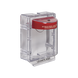 Cubierta Protectora Serie Stopper II® De Policarbonato, Con Bocina, Espaciador Transparente, Etiqueta en Español - STI