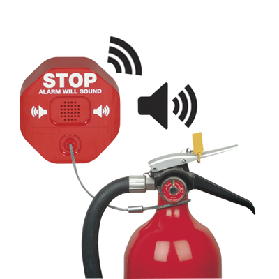Alarma De Extintor Theft Stopper® Inalámbrica, Previene Robo y Mal Uso Del Extintor STI - Vista 5