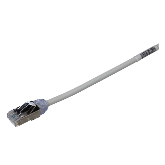 PANDUIT STP28X2MIG - Patch Cord Cat6A / 28 AWG Diámetro Reducido / S/FTP Blindado / CM/LS0H / 2 m (6.56 ft) / Gris | SIERRA STORE