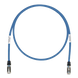 PANDUIT STP6X1MBU - Patch Cord Cat6A / S/FTP Blindado / 26 AWG / 500 MHz / 1 m (3.28 ft) / LS0H / Azul | SIERRA STORE