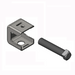 Paquete de Adaptadores para Sujeción de Cable Coaxial / Acero Inoxidable SS304 / 10 Unidades / Incluye Tornillos 3/8" | SIERRA STORE