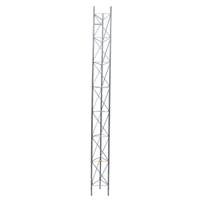 Tramo de Torre Arriostrada de 3m x 30cm, Galvanizado por Inmersión, Hasta 30 m de Elevación. Zonas Húmedas. - SYSCOM TOWERS