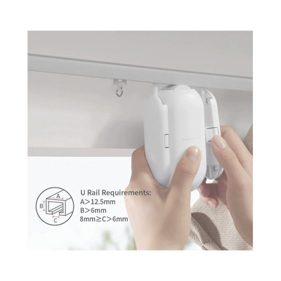 Controlador de cortinas Riel tipo U  / BLUETOOTH recargable y fácil de instalar SWITCHBOT - Vista 2