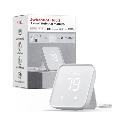 KIT Controlador HUB principal para dispositivos SwitchBot, Señal Wifi y BLUETOOTH, incluye 2 motores cortinas y 1 control ...