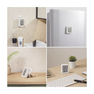 Medidor de temperatura y humedad Datos en pantalla / inalámbrico BLUETOOTH compatible con HUB SwitchBot SWITCHBOT - Vista 3