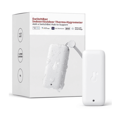 Medidor de temperatura y humedad para uso exterior o interior Datos en pantalla / inalámbrico BLUETOOTH compatible con HUB...