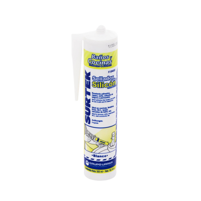 Silicón Para Baños y Cocinas /Color Blanco / Contenido 280 ml. SURTEK - Vista 2