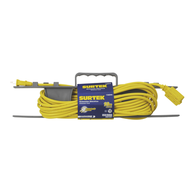 Extensión Eléctrica de Uso Rudo 6 metros / 127 V CA 10 A Máximo / Color Amarillo. - SURTEK