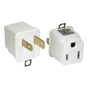 Adaptador clavija de aterrizado a polarizado 2 piezas ABS | SIERRA STORE
