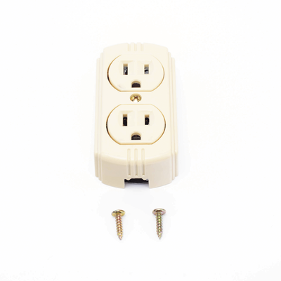 Contacto Dúplex 127 Vca, 15 A Max. Para Sobreponer (Sin perforar la superficie). SURTEK - Vista 4
