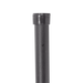 Poste de Esquina Negro de 1.2m para Cerca Electrificada de Tubo Galvanizado cal. 18 de 1"Diam. para 5 Aisladores (No inclu...