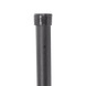 Poste de Esquina Negro de 1.2m para Cerca Electrificada de Tubo Galvanizado cal. 18 de 1"Diam. para 5 Aisladores (No inclu...