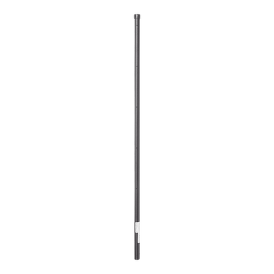 Poste de Esquina Negro de 1.2m para Cerca Electrificada de Tubo Galvanizado cal. 18 de 1"Diam. para 5 Aisladores (No inclu...