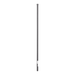 Poste de Esquina Negro de 1.2m para Cerca Electrificada de Tubo Galvanizado cal. 18 de 1"Diam. para 5 Aisladores (No inclu...