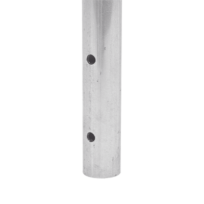 Poste de ESQUINA para Cerca Electrificada. Tubo Galvanizado cal. 18 de 1" Diam. y 0.8m Alto con Tapón, ideal para 3 Aislad...