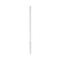 Poste de Esquina de 0.8m para Cerca Electrificada. Tubo Galvanizado cal. 18 d...